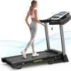 Folding Treadmills for Home/Office-3.5 HP 330lbs Weight Capacity Portable Electric Foldable Treadmill Walking Pad-Running Exercise Walk Machine Heavy