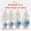 Exercise Ball for Balance Stability Fitness Workout Yoga Pilates at Home Office & Gym Birthing Ball for Pregnancy, Office Ball Chair