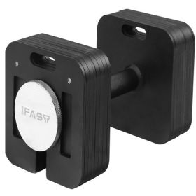 Adjustable Single Dumbbell Or Dumbbells Single Single 80LB Square Dumbbell 9 in 1 Free Weights for Multiweight Options Quick-Lock Adjustable