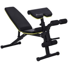 Adjustable Weight Bench, Sit Up Dumbbell Bench, Multi-Functional Purpose Hyper Extension Workout Bench with Adjustable Seat and Back Angle
